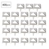 400 Sets Four Jaw Square Spike Rivets DIY Leather Spike