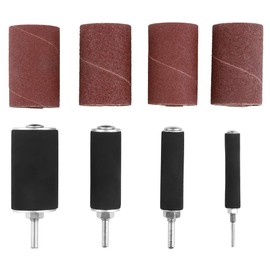 Sanding Drum Kit, 20Pcs Spindle Sanding Drum Sander Tool Set with Case for Drill Press, for Home Improvement, DIY, Carpentry, Wood Working
