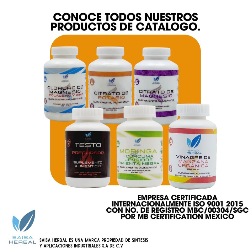 Citrato de Potasio Pack de 2 bolsas de 500 cápsulas