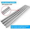 LWCUSNJ 304 Stainless Steel Fully Threaded Rod, 6pcs Right Hand