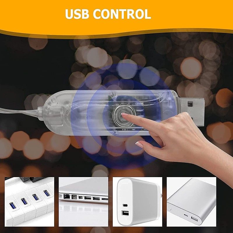 Eambrite Colour Changing Fairy Lights with 8 Lighting Modes 100