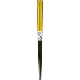 Alphax 906186 Gold Chopsticks 8.9 inches (22.5 cm) Painted Chopsticks Flower Kirari