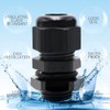 HUIXHAO Nylon PA66 Cable Glands, Used in Junction Box, Adjustable