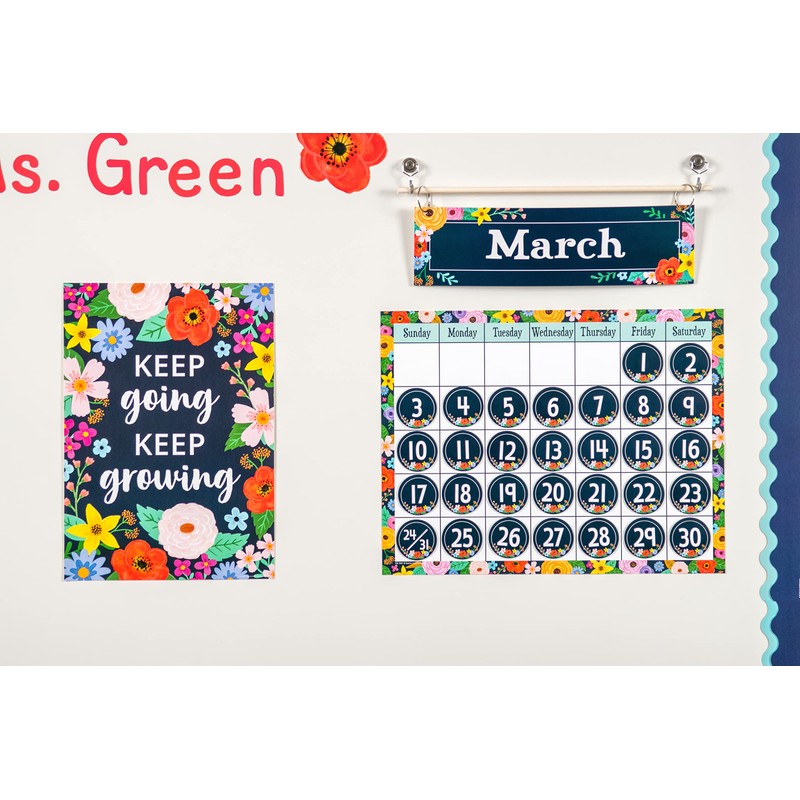 Teacher Created Resources Wildflowers Calendar Days