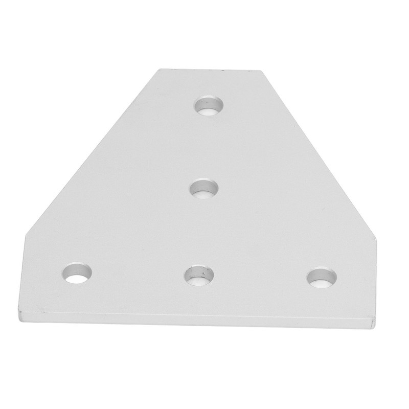 5Pcs Tie Plate 5 Holes Aluminum Robust Reinforced Connecting Mending
