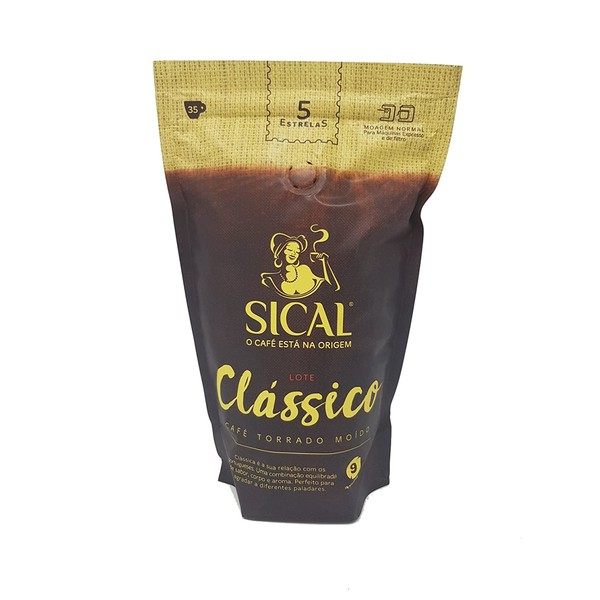 Sical Portuguese Clasico Normal Ground Coffee Cafe 5 Estrelas 250g