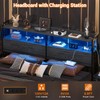 Aheaplus Headboard for Queen Size Bed Frame, Headboards with Outlets,