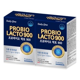 Daily One Probio Lacto 900 Lactic Acid Bacteria 10 billion CFU 550mg / 데일리원 프로바이오락토 900 유산균 보장균 100억 CFU 550mg X 60캡슐 2
