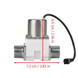 Water Valve, Plastic 1/2" DC 4.5V Water Control Electric Pulse Solenoid Valve Accessory for Automatic Switch Control