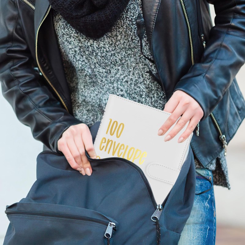 100 Envelopes Money Saving Challenge, A5 Envelopes Challenge Binder with