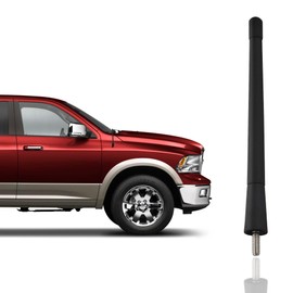Antenna Mast for Dodge RAM (2009-2026) - Black 6.5 Inch Highly Durable Premium Truck Antenna Mast - Car Wash-Proof HD Radio Antenna Replacement for FM AM - Accessories for Dodge RAM for Men & Women