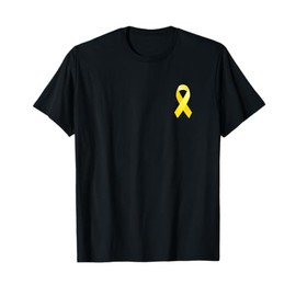 Israel Yellow Ribbon Symbol Show You Care with IDF T-Shirt