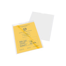 mtb more energy® 3 x Vaccination Certificate Cover for Vaccination Card Vaccination Book (Newer Designs, Size 13 x 9.3 cm, Issued Date from Approx. 2005) – Transparent Matte – Vaccination Certificate