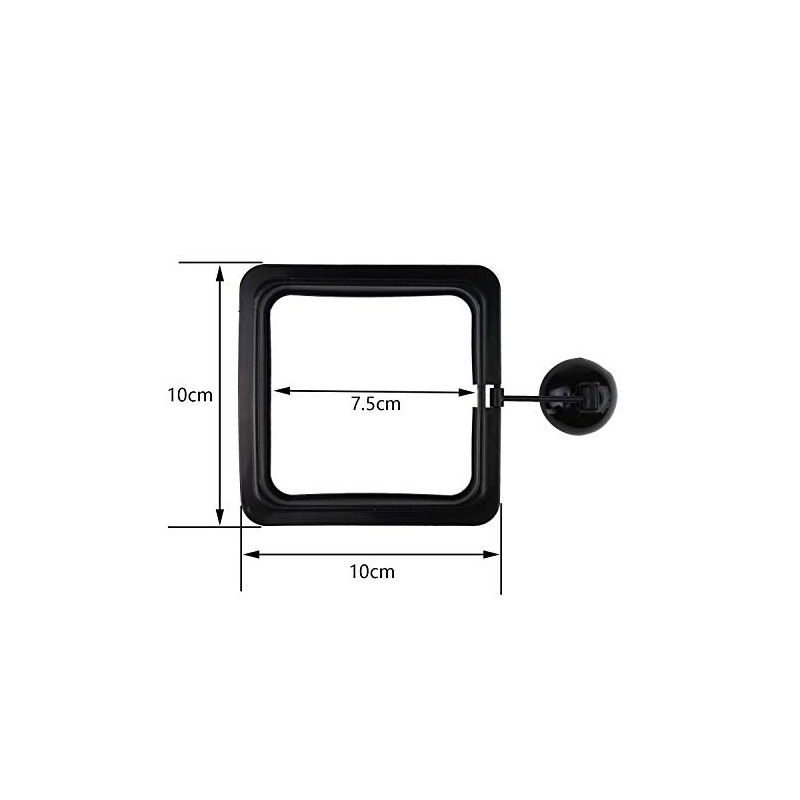 Zelerdo 4 Pack Aquarium Fish Feeding Ring Floating Food Feeder,