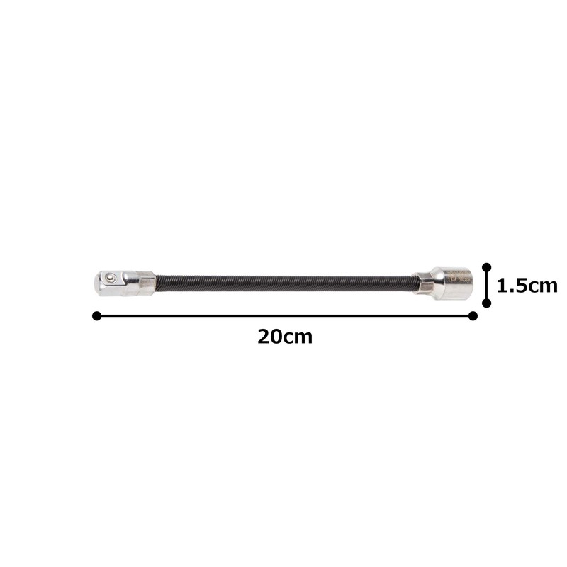 TONE EX34-200 Flexible Extension Bar, Drive 0.3 inch (9.5 mm)