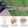 GeekerChip Pack of 30 Carabiner Hooks, Small, 3.6 x 41