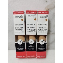 COVERGIRL Lot Of 3-Covergirl Outlast Extreme Wear Concealer #856 Caramel Beige