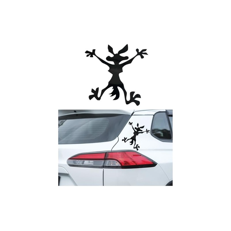 Calcomanía Coyote Estampado Sticker Auto Suv Moto Universal