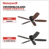 Honeywell Ceiling Fans Glen Alden, 52 inch Classic Flush Mount