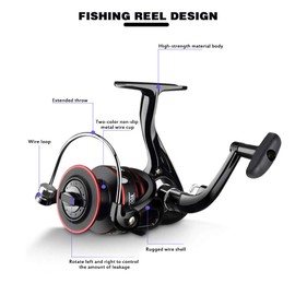 Fishing Reels 12BB, Rapid Fishing Reels Catfish, Shimano Fishing Reel Anti Corrosion Saltwater Sea, Spinning Reel Fishing 2000