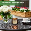 Aottom Citronella Candles - 8 Pack Natural Soy Wax for