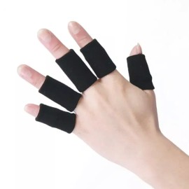 핑거 보호대 손가락 10P 슬리브 Finger Protector Sleeves 10P [Black]
