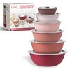 COOK WITH COLOR Stainless Steel Mixing Bowls Set - Nesting