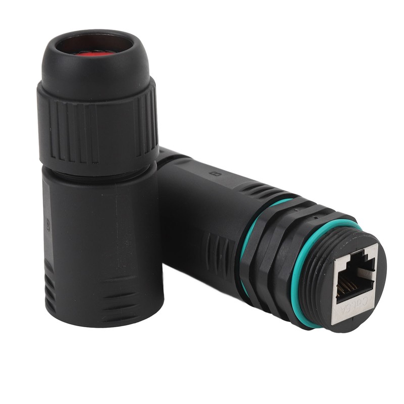 IP68 Waterproof RJ45 Coupler 1000Mbps Female to Female Ethernet Adapter