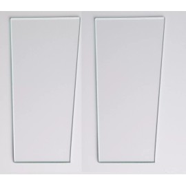 American Mantles Tempered Glass Pane for Outdoor Gaslight; FG900; 02 panes