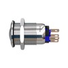 Metzler - Push Button 19mm - LED Ring Lighting Green