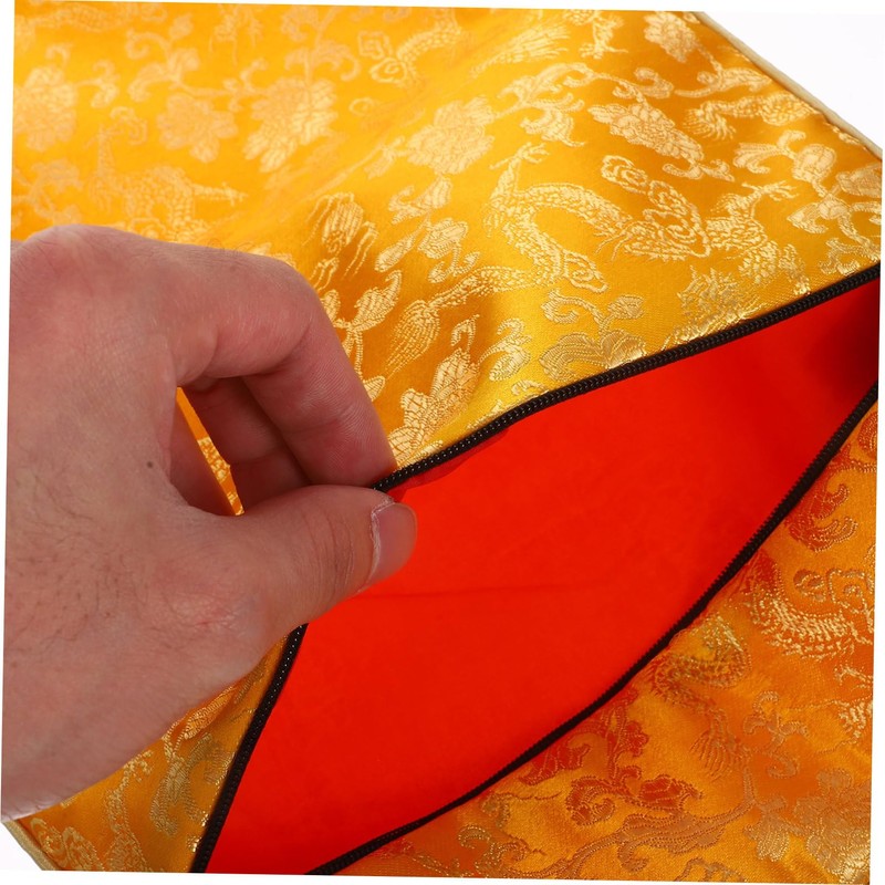 TEHAUX Versatile Zipper Storage Pouch for Documents Pens More Pattern