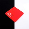 Perspex 431 Red Cast Acrylic Sheet - 297x210x3mm, A4