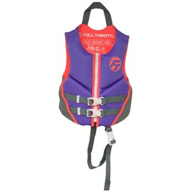Full Throttle Child's Rapid Dry USCG Approved Life Jacket, Violet