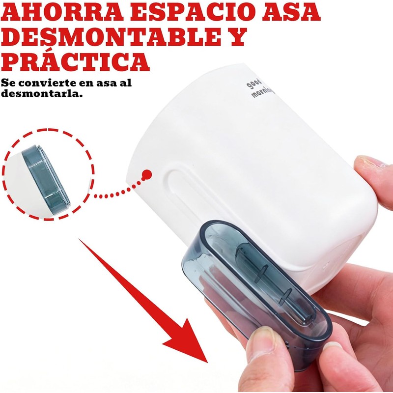 Lumbor37 Estuche para Cepillos de Dientes de Viaje, Soporte para