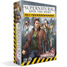 CMON Zombicide Sobrenatural Paquete de personajes #2 - Jack Kline, John Winchester, Bobby Singer, Leviathan - Juego de mesa de estrategia cooperativa para mayores de 14 años, 1 a 6 jugadores, tiempo
