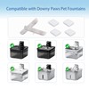 40 Packs Replacement Filters Compatible with Downy Paws Cat Water