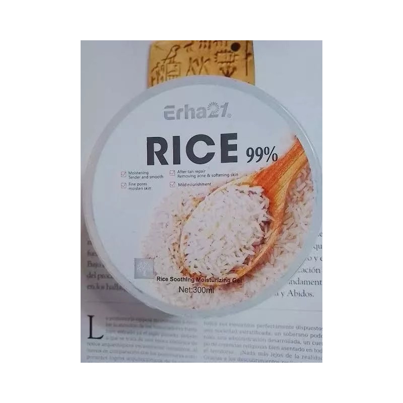 Erha21 Gel Extracto De Arroz Anti Acné Facial Suaviza Hidrata