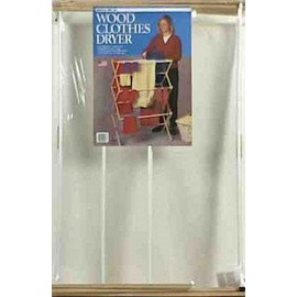 Madison Mill 42.5 in. H x 29.5 in. W x 14 in. D Wood Clothes Drying Rack