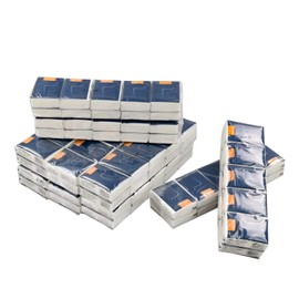 Teyyvn 100-Pack 4-Ply White Facial Tissues Pocket Packs, Mini Pocket Tissues