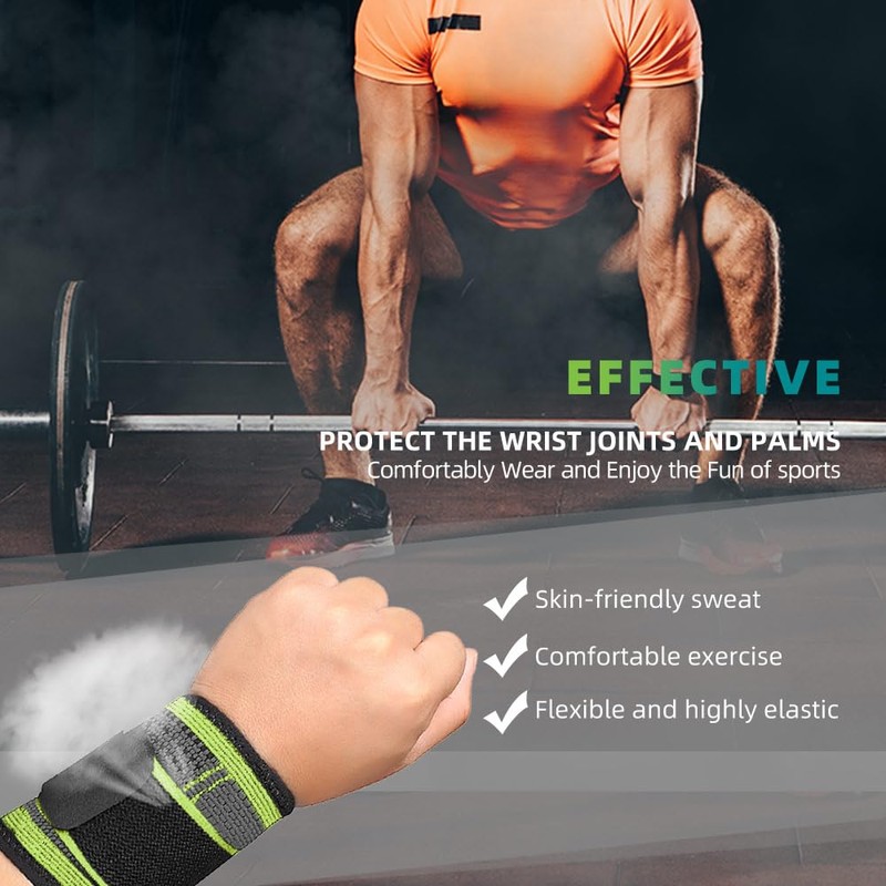 Wrist Strap Compression Wrist Strap Fitness Weightlifting Sprain Tendonitis Carpal