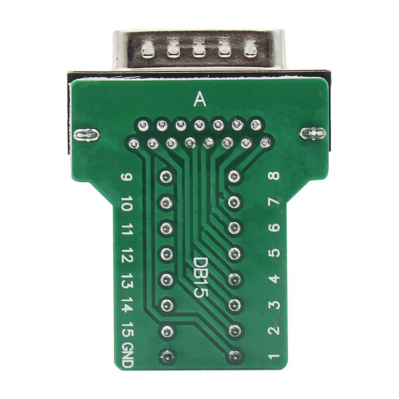 YIOVVOM DB15 Female Adapter 15-Pin Port to Terminal Connector with