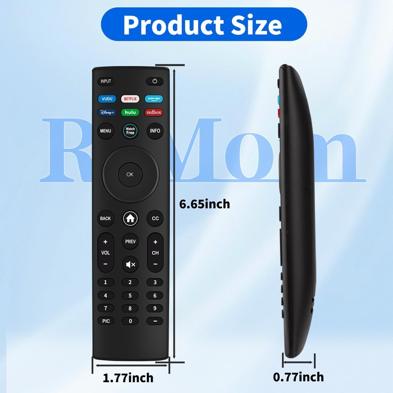 XRT140 Replacement Universal Remote for Vizio TV Remote Control for