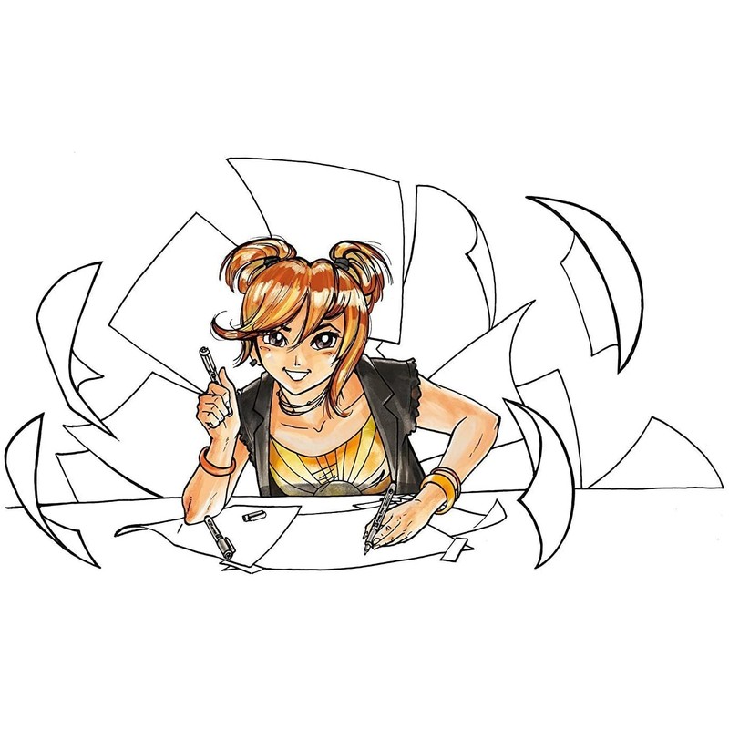 Sakura Pigma Micron-Set 7 Fineliners .005,01,02,03,05,08, Brush Made in Japan