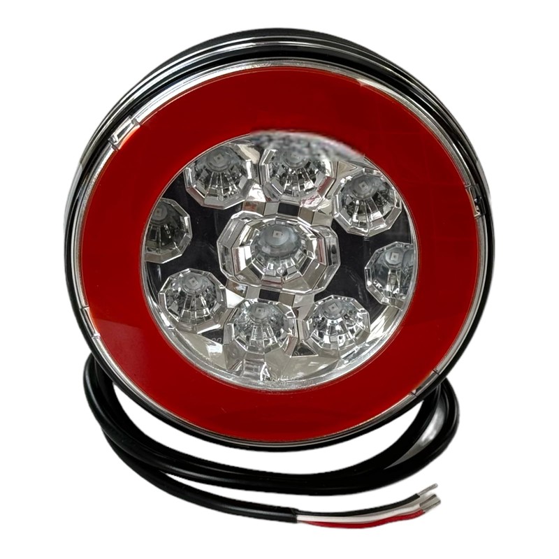 MelTruck® 2 Function Round Neon LED Rear Fog Light E9