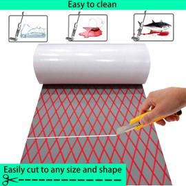 LSS laidi Boat Flooring EVA Foam Boat Decking Faux Teak Marine Sea Deck Non-Slip Mat for Decking Yacht Motorboat Fishing Boat Surfboard,102.4"/94.5"/86.6"/x 37.4"