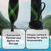 Reaction Tackle Rod Sock Black/Green (Point-XL Spin-5)