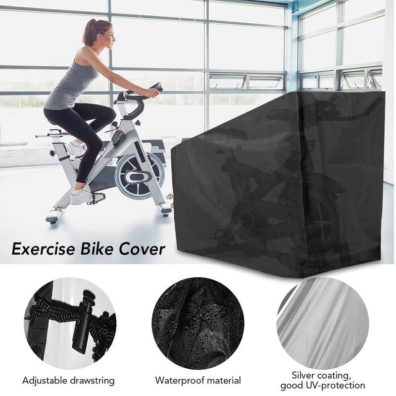 Exercise Bike Cover Folding Cycle Protective Cover Dustproof Waterproof Cover