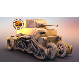 IDAP Technology 1/72 New Zealand Scofield Tank Resin Kit PD72226 (Tank)