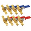 Horiznext pex valves 1/2 inch, brass full port pex shut