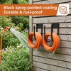 2 Pack Slat Wall Hose Hanger, Heavy Duty Metal Hose